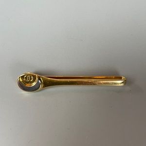 Vintage Gucci Tie Pin Gold and Silver